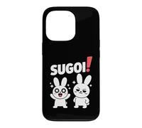 Carcasa para iPhone 13 Pro Sugoi! Funny Chibi Anime Bunny Kawaii Manga Comedia