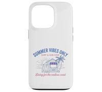 Carcasa para iPhone 13 Pro Summer Vibes Only Surf Sun Cove Beach Vacaciones