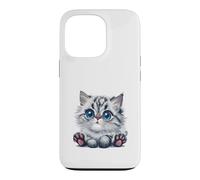 Carcasa para iPhone 13 Pro Super Lindo Gato bebé Amo a mi Gato