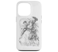 Carcasa para iPhone 13 Pro Superman Pencil City To Space Sketch