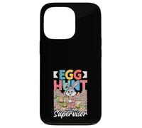 Carcasa para iPhone 13 Pro Supervisor de Caza de Huevos Divertido Evento de Pascua Personal y Maestro