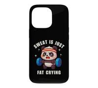Carcasa para iPhone 13 Pro Sweat Is Just Fat Crying Panda Gym Workout