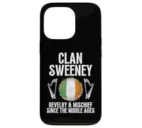 Carcasa para iPhone 13 Pro Sweeney Apellido Irlandés Apellido Heráldico Celta Clan