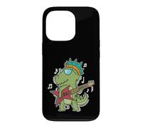 Carcasa para iPhone 13 Pro T-Rex Tocando Rock Guitar