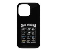 Carcasa para iPhone 13 Pro Tabla de identificación de Especies de Tiburones susurradores de Tiburones