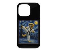 Carcasa para iPhone 13 Pro Taekwondo Golden Retriever Art Coreano Tae Kwon Do Dog