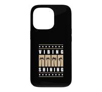 Carcasa para iPhone 13 Pro Tan Color Vibing Gráfico Bronceado Brillante