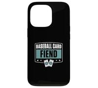 Carcasa para iPhone 13 Pro Tarjeta de béisbol Fiend Cool Baseball Fan Coleccionista de Tarjetas coleccionables
