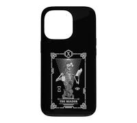 Carcasa para iPhone 13 Pro Tarot Card El Lector Bookish Astrología Esqueleto
