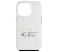 Carcasa para iPhone 13 Pro TDAH Dark Academia Identidad Estudio Humor Amante Libro Vibes