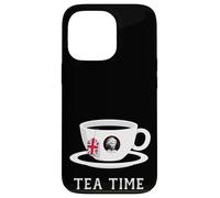 Carcasa para iPhone 13 Pro Tea Time Queen Elizabeth II UK Memoriam 1926-2022 - Copa de té
