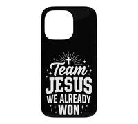 Carcasa para iPhone 13 Pro Team Jesus We Already Won Miembro De La Iglesia