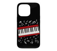 Carcasa para iPhone 13 Pro Teclas de Piano Notas Musicales Pianista Amante del Teclado Tecladista
