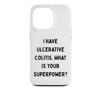 Carcasa para iPhone 13 Pro Tengo Colitis ulcerosa. ¿Cuál es tu Superpoder? Regalo de EII