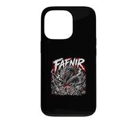 Carcasa para iPhone 13 Pro Tesoro de Runa vikinga dragón nórdico Fafnir