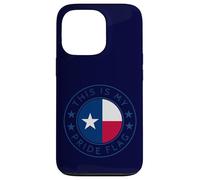 Carcasa para iPhone 13 Pro Texas This Is My Pride Flag The Lone Star State Flag Art TX