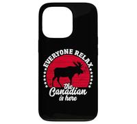 Carcasa para iPhone 13 Pro The Canadian Is Here Canada Flag Vintage Symbol Home Pride