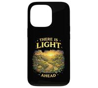 Carcasa para iPhone 13 Pro There Is Light Ahead Inspirador Esperanza Dicho edificante
