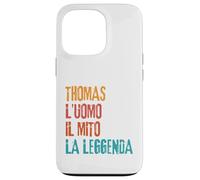 Carcasa para iPhone 13 Pro Thomas L'Uomo Il Mito La Leggenda Festa di Compleanno