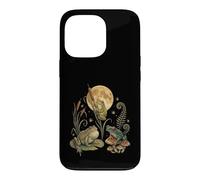 Carcasa para iPhone 13 Pro Three Frogs Moon Vintage Amphibian Cottagecore Art