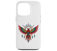 Carcasa para iPhone 13 Pro Thunderbird Native American Tribal Art Niños Nativos para Niños