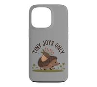Carcasa para iPhone 13 Pro Tiny Joys Only Cute Erizo Bellota Floral Naturaleza