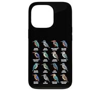 Carcasa para iPhone 13 Pro Tipos de Martín Pescador - Martín Pescador Especies Ornitología Aves