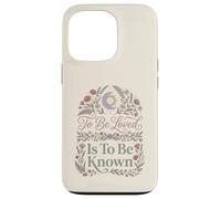Carcasa para iPhone 13 Pro To Be Loved Is To Be Known Retro Vintage Love Cita 1