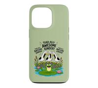 Carcasa para iPhone 13 Pro Toadally Awesome Kinder Class, Divertido Profesor de Seagull Frog, niño