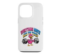 Carcasa para iPhone 13 Pro Todo me Duele, Estoy Cansado, Divertido Pato de Gimnasio