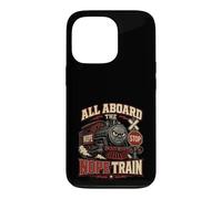 Carcasa para iPhone 13 Pro Todos a Bordo del Tren Nope Funny Sarcastic