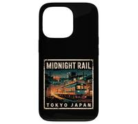 Carcasa para iPhone 13 Pro Tokio Japón Midnight Train Vintage Rail Otaku Fan Souvenir