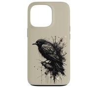 Carcasa para iPhone 13 Pro Tormenta de Tinta Cuervo Silencio Antes de la Caw