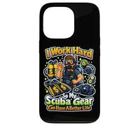 Carcasa para iPhone 13 Pro Trabajo Duro para Que mi Equipo de Buceo Pueda Tener una Vida Mejor buceando