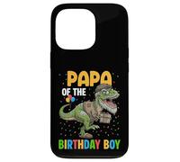 Carcasa para iPhone 13 Pro Traje de Fiesta de cumpleaños Papa of The Dinosaur Squad Grandpa