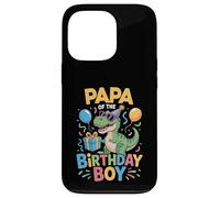 Carcasa para iPhone 13 Pro Traje de Fiesta de cumpleaños Papa of The Dinosaur Squad Papa