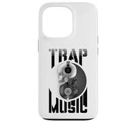 Carcasa para iPhone 13 Pro Trap Music DJ Techno Festival EDM Rave Yin Yang Skull