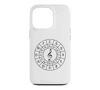 Carcasa para iPhone 13 Pro Treble Clef Circle of Fifths - Camiseta de Regalo para músico