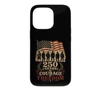 Carcasa para iPhone 13 Pro Truck Driver Dad Patriotic American Flag Trucker Día del Padre