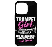 Carcasa para iPhone 13 Pro Trumpet Girl Trompetista Trompeta Trompeta
