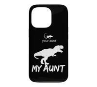 Carcasa para iPhone 13 Pro Tu tía, mi tía, Gracioso Lagarto, Linda tía, Familia de Dinosaurios