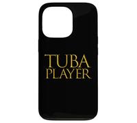 Carcasa para iPhone 13 Pro Tuba Player Musician Obscure Rhythm Instrument Tuba Musician