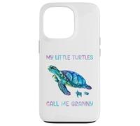 Carcasa para iPhone 13 Pro Turtle Watercolor Sea Ocean My Turtles Call Me Granny
