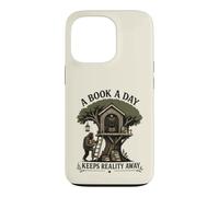 Carcasa para iPhone 13 Pro Un Libro al día Mantiene la Realidad lejos Bigfoot Mothman Reader
