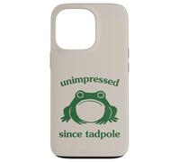 Carcasa para iPhone 13 Pro Unimpressed Since Tadpole Funny Frog Silly Graphic