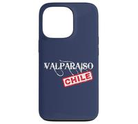 Carcasa para iPhone 13 Pro Valparaiso Chile Arte Vintage - Recuerdo de Viaje Sudamérica