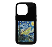 Carcasa para iPhone 13 Pro Van Gogh Noche Estrellada Luna Polilla Pintura Arte