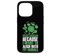 Carcasa para iPhone 13 Pro Vegetariano Alinear con Mi Moral Estilo De Vida Verde