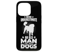 Carcasa para iPhone 13 Pro Viejo al Que le Gustan los Perros Día del Padre