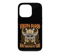 Carcasa para iPhone 13 Pro Viking Blood Runs Through my Veins Norse Nordic Mythology